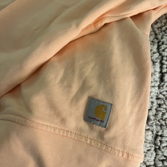 Carhartt Henley Peach sweatshirt women’s medium - Picture 2 of 4